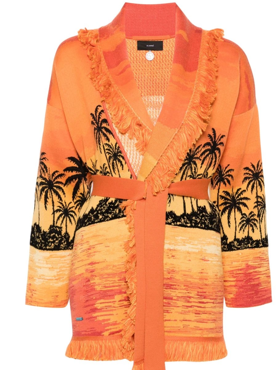 sunset-print Alanui Keralda cardigan Women 0414